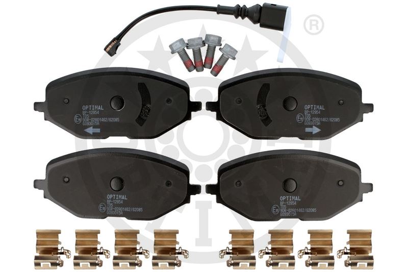 OPTIMAL BP-12954 Fren Sistemleri Fren Balatası - VW GOLF VIII (CD1, DA1) uyumlu