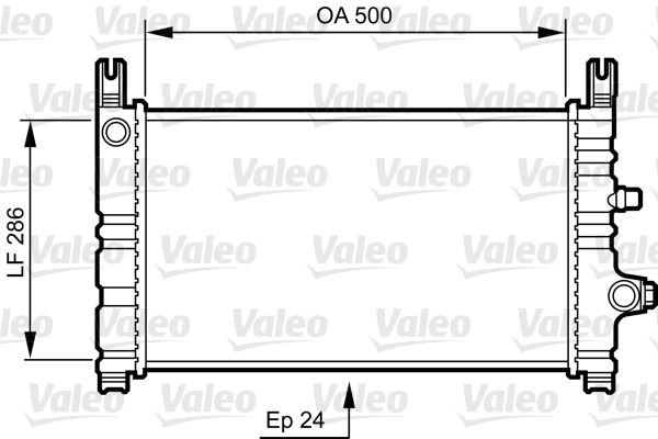 VALEO 731299 Soğutma Sistemi Su Soğutucu & Parçaları - FORD FIESTA III (GFJ) uyumlu