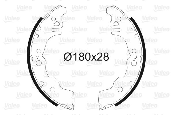 VALEO 564079 Fren Sistemleri Fren Pabucu - DAIHATSU SIRION (M3_) uyumlu