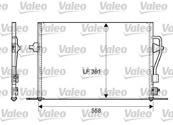 VALEO 817232 İklimlendirme Sistemi Klima Radyatörü - FORD MONDEO II (BAP) uyumlu