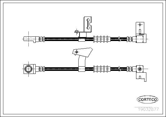 CORTECO 19032877 Fren Sistemleri Fren Hortumları - CHRYSLER NEON (PL) uyumlu