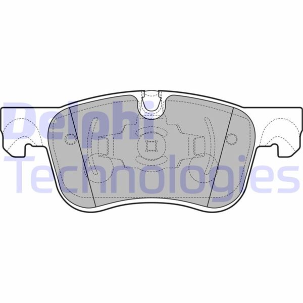 DELPHI LP2689 Fren Sistemleri Fren Balatası - CITROËN C4 GRAND PICASSO II (DA_, DE_) uyumlu