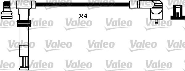VALEO 346196 Ateşleme Sistemi Ateşleme Kablosu - AUDI A3 (8L1) uyumlu