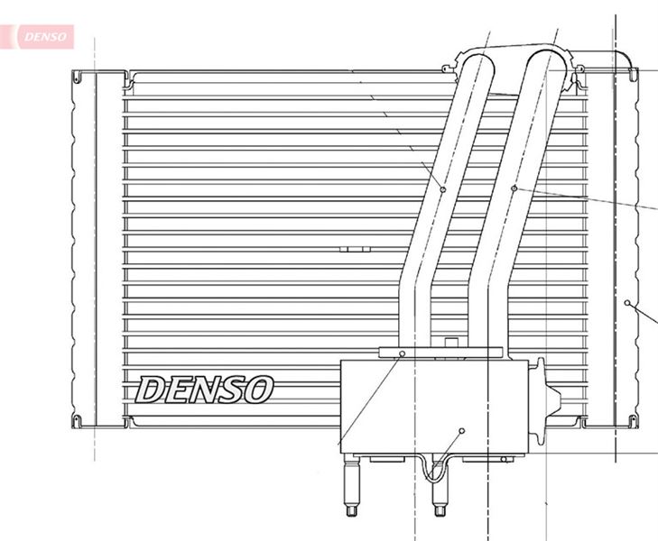 DENSO DEV07005 İklimlendirme Sistemi Evaporatör - FIAT SCUDO Panelvan/Van (270_, 272_) uyumlu