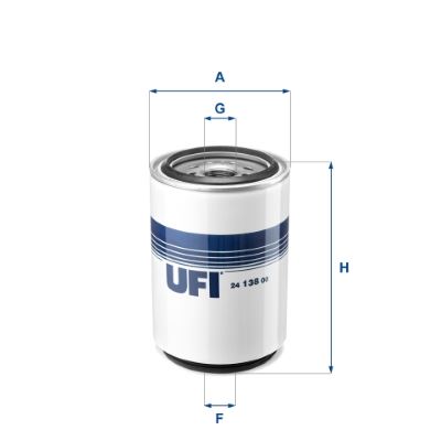 UFI 24.138.00 Yakıt Sistemi Yakıt Filtresi - KING LONG XMQ uyumlu