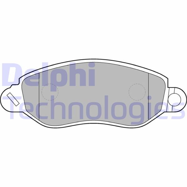 DELPHI LP1583 Fren Sistemleri Fren Balatası - FORD TRANSIT Minibüs/Otobüs (FD_ _, FB_ _, FS_ _, FZ_ _, FC_ _) uyumlu