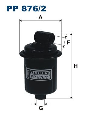 FILTRON PP 876/2 Yakıt Sistemi Yakıt Filtresi - HYUNDAI ATOS (MX) uyumlu