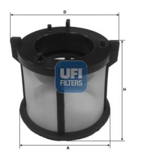 UFI 26.089.00 Yakıt Sistemi Yakıt Filtresi - MAN TGM I uyumlu