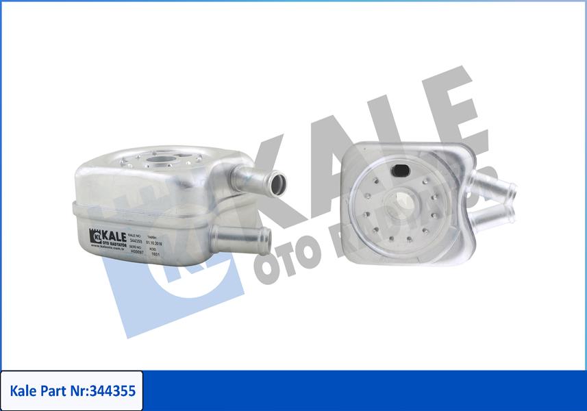 KALE OTO RADYATÖR 344355 Motor Yağ Soğutucusu - VW CADDY III Kasa/büyük limuzin (2KA, 2KH, 2CA, 2CH) uyumlu