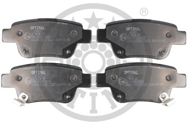 OPTIMAL BP-12429 Fren Sistemleri Fren Balatası - TOYOTA AVENSIS Sedan (_T25_) uyumlu