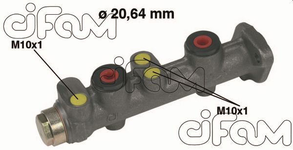 CIFAM 202-066 Fren Sistemleri Ana Fren Merkezi - FIAT PANDA (141_) uyumlu