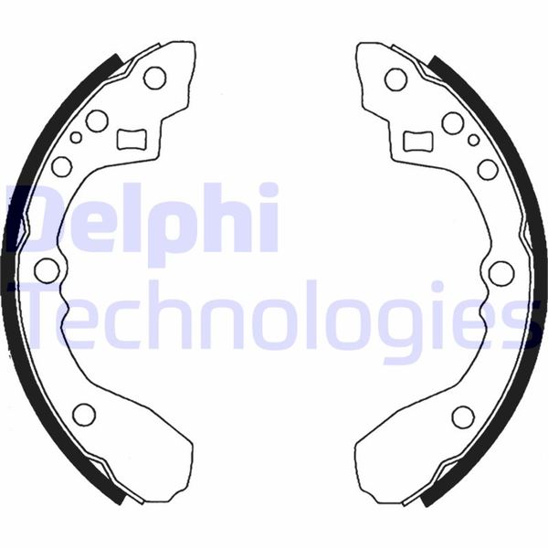 DELPHI LS1824 Fren Sistemleri Fren Pabucu - KIA SEPHIA Sedan (FA) uyumlu