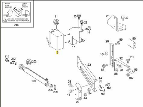 Kabin Krikosu - MERCEDES ORIJINAL - A0015533601 Ürün Görseli