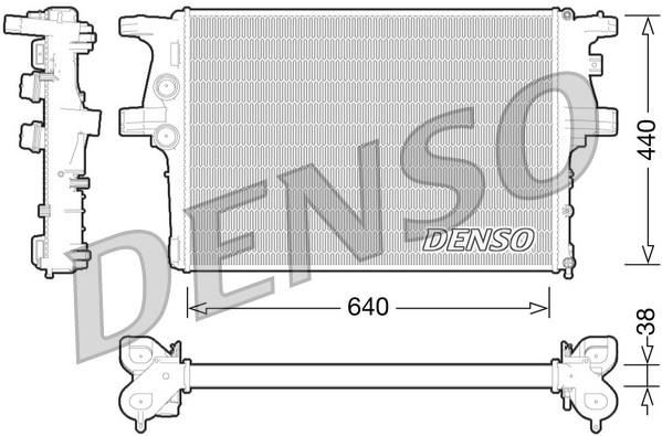 Su Radyatörü - DENSO - DRM12008 Ürün Görseli