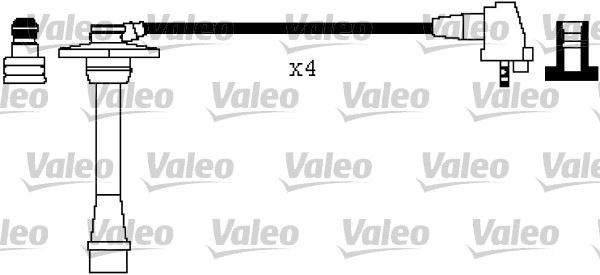 VALEO 346558 Ateşleme Sistemi Ateşleme Kablosu - TOYOTA COROLLA Station wagon (_E11_) uyumlu