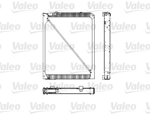 VALEO 733485 Soğutma Sistemi Su Soğutucu & Parçaları - MERCEDES-BENZ ACTROS MP2 / MP3 uyumlu