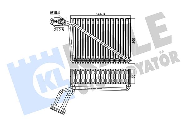 KALE OTO RADYATÖR 350085 İklimlendirme Sistemi Evaporatör - AUDI A4 B5 (8D2) uyumlu