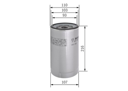 BOSCH F 026 402 143 Yakıt Sistemi Yakıt Filtresi - MERCEDES-BENZ ACTROS MP2 / MP3 uyumlu