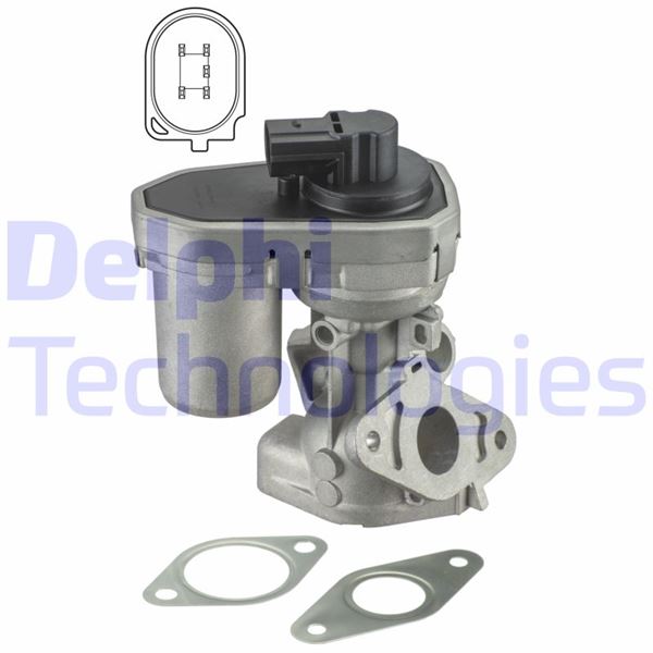 DELPHI EG10399-12B1 Motor EGR Parçaları - FIAT GRANDE PUNTO (199_) uyumlu