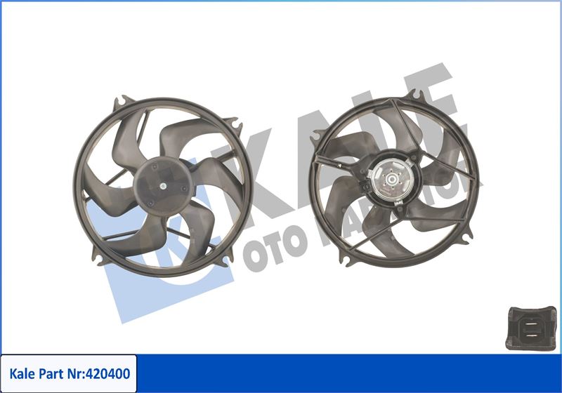 KALE OTO RADYATÖR 420400 Soğutma Sistemi Fan - PEUGEOT 807 (EB_) uyumlu