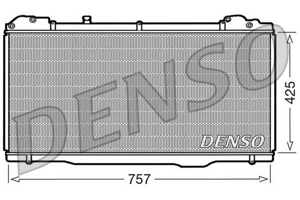DENSO DRM23023 Soğutma Sistemi Su Soğutucu & Parçaları - RENAULT ESPACE III (JE0_) uyumlu