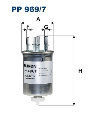 FILTRON PP 969/7 Yakıt Sistemi Yakıt Filtresi - LAND ROVER RANGE ROVER IV (L405) uyumlu