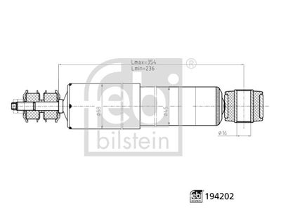 FEBI BILSTEIN 194202 Süspansiyon Sistemi Amortisör - VW TARO uyumlu