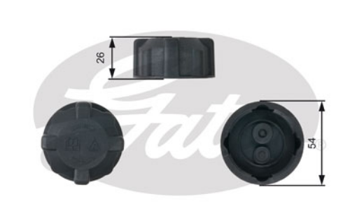 GATES RC202 Soğutma Sistemi İmbusat Deposu - ALFA ROMEO 75 (162_) uyumlu