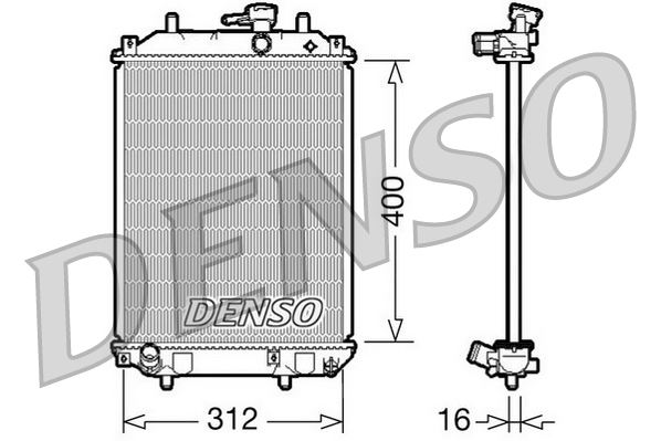 DENSO DRM35002 Soğutma Sistemi Su Soğutucu & Parçaları