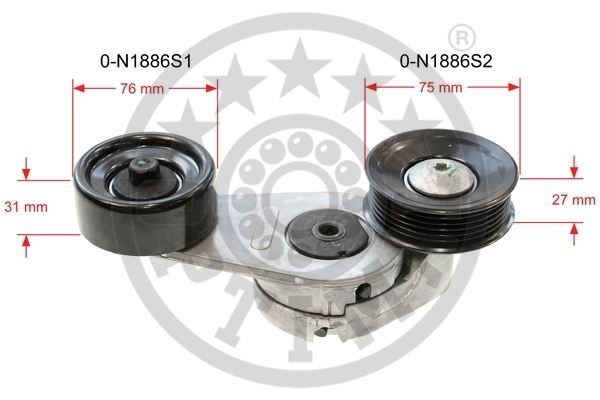 OPTIMAL 0-N1886 Motor Kayış Gergisi
