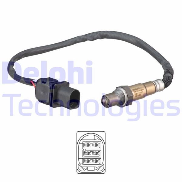 DELPHI ES21067-12B1 Emme & Egzoz Sistemi Egzoz Sensörleri - BMW X5 (E70) uyumlu