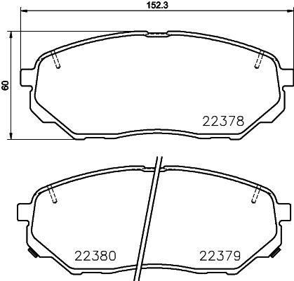 VALEO 670495 Fren Sistemleri Fren Balatası - KIA SORENTO III (UM) uyumlu