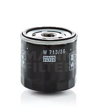 MANN-FILTER W 713/36 Motor Yağ Filtresi - FORD RANGER (ET) uyumlu