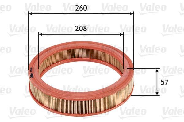 VALEO 585686 Motor Hava Filtresi - FORD TAUNUS V (GBS, GBNS) uyumlu