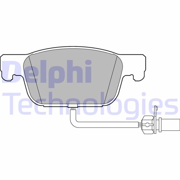 DELPHI LP3219 Fren Sistemleri Fren Balatası - AUDI A4 B9 (8W2, 8WC) uyumlu