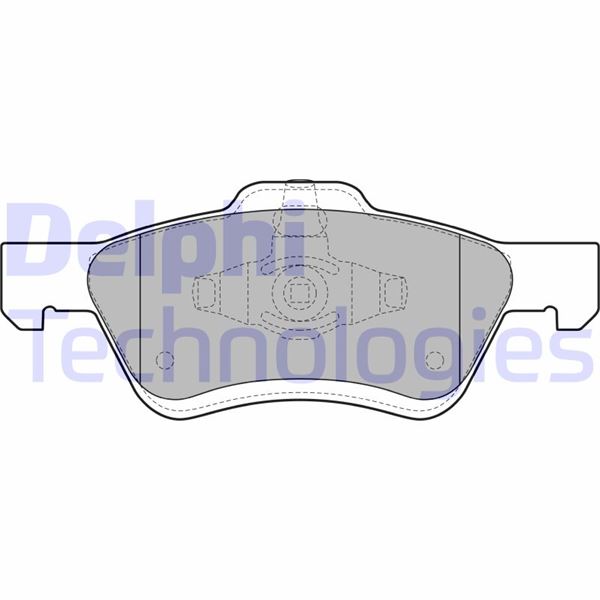 DELPHI LP2161 Fren Sistemleri Fren Balatası - FORD MAVERICK uyumlu