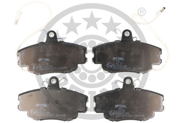 OPTIMAL BP-09416 Fren Sistemleri Fren Balatası - PEUGEOT 205 I (741A/C) uyumlu