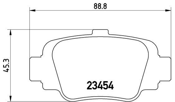 VALEO 670642 Fren Sistemleri Fren Balatası - NISSAN MICRA II (K11) uyumlu