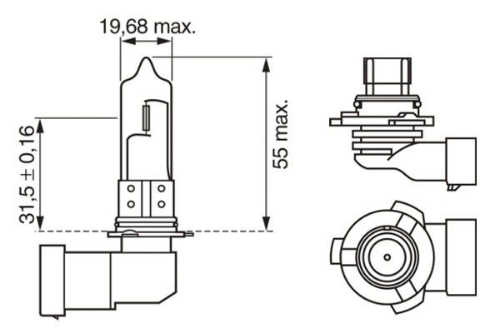 BOSCH 1 987 302 152 Farlar & Aydınlatma Ampuller - ALFA ROMEO SPIDER (105_) uyumlu