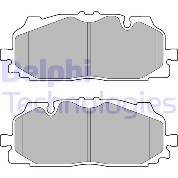 DELPHI LP3272 Fren Sistemleri Fren Balatası - AUDI Q7 (4MB, 4MG, 4MQ) uyumlu
