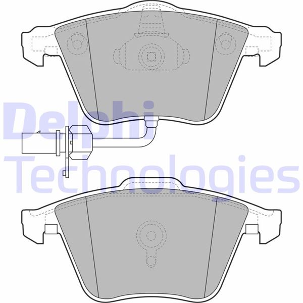 DELPHI LP2032 Fren Sistemleri Fren Balatası - VW GOLF VI (5K1) uyumlu
