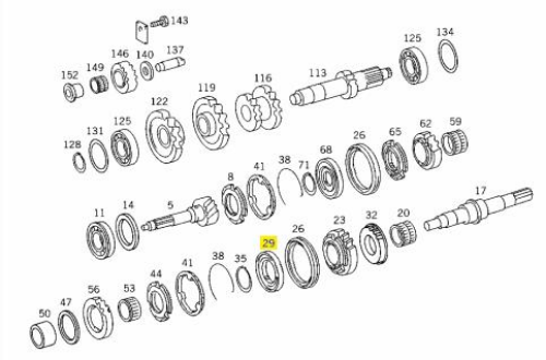 Segman seti - MERCEDES ORIJINAL - A3892624435 Ürün Görseli