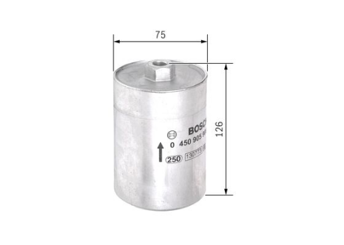 BOSCH 0 450 905 906 Yakıt Sistemi Yakıt Filtresi - ALFA ROMEO 164 (164_) uyumlu