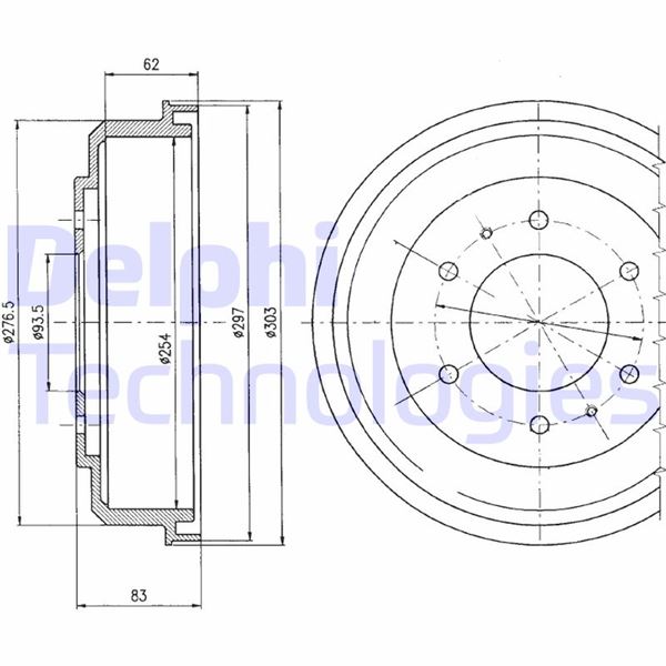 DELPHI BF355 Fren Sistemleri Fren Kampanası - MITSUBISHI PAJERO I Canvas Top (L04_G) uyumlu