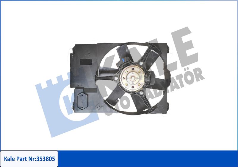 KALE OTO RADYATÖR 353805 Soğutma Sistemi Fan - CITROËN JUMPER I Platform şasi (230) uyumlu
