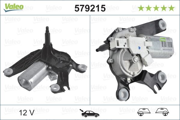 VALEO 579215 Kaporta & Gövde Parçaları Cam Silecek Mekanizması - PEUGEOT 206+ (2L_, 2M_) uyumlu