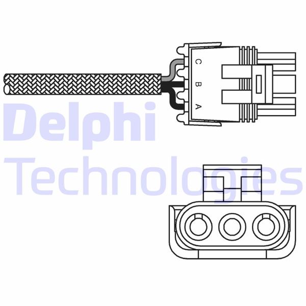 DELPHI ES10996-12B1 Emme & Egzoz Sistemi Egzoz Sensörleri - OPEL CORSA A Hatchback (S83) uyumlu