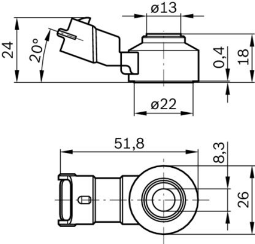 BOSCH 0 261 231 173 Elektrik Sistemi Sensörler - MAN LION´S CITY uyumlu