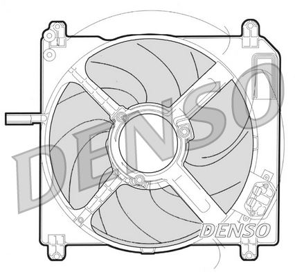 DENSO DER09009 Soğutma Sistemi Fan - FIAT MAREA (185_) uyumlu