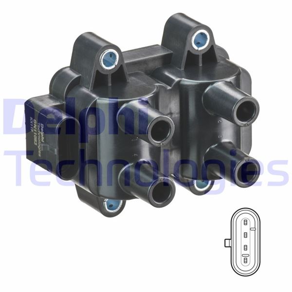 DELPHI GN11083-12B1 Ateşleme Sistemi Ateşleme Bobini - DACIA LOGAN (LS_) uyumlu